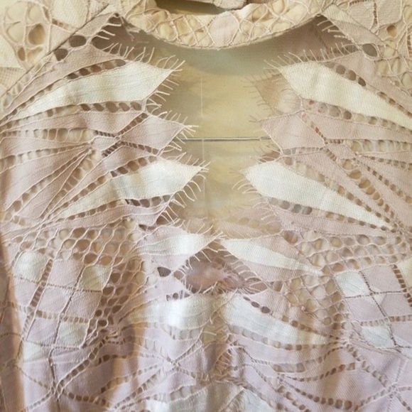 Free People Deco Lace Mini Dress | Ivory Combo - Picture 7 of 12